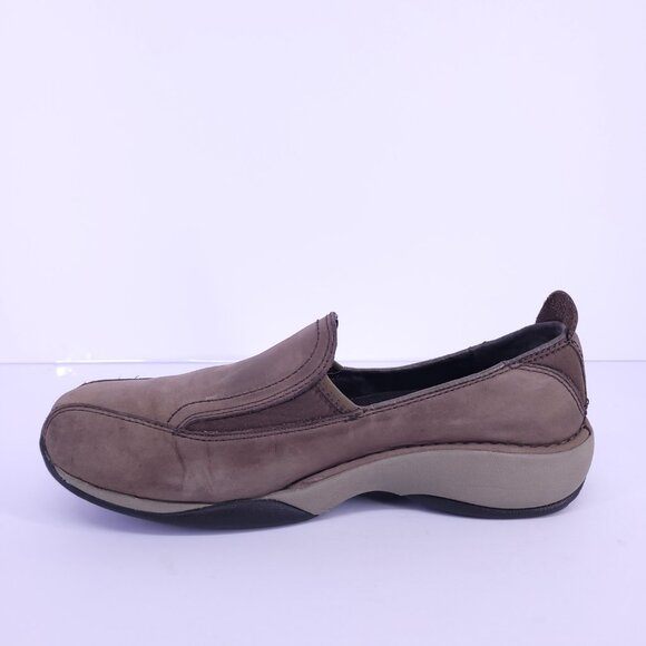 Merrell Primo Moc II Coffee Brown Nubuck Leather Womens Slip-On Comfort Size 7.5 - Picture 3 of 15